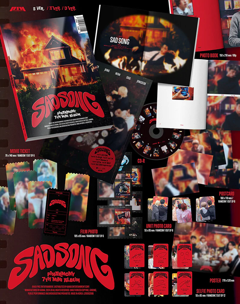 P1Harmony - SAD SONG (7th Mini Album) - CATCHOPCD